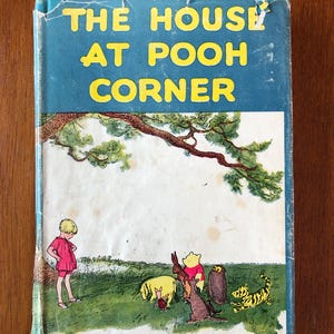 The House at Pooh Corner, by A. A. Milne, 1951, vintage hardcover book with dust jacket, Winnie the Pooh
