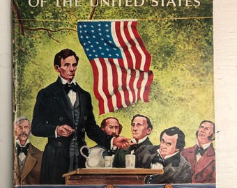 Presidents of the United States, by Irwin Shapiro, Illustrations by Mel Crawford and Edwin Schmidt, 1956, vintage hardcover children's book