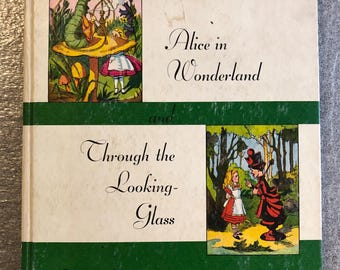 Vintage Alice in Wonderland Book, Tenniel Illustrations, 1962 Edition