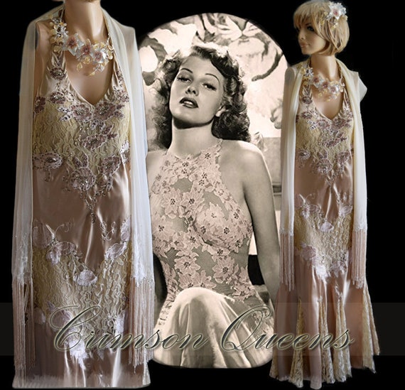 flapper evening gown