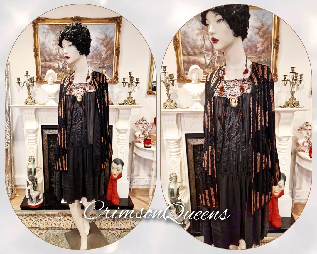 Flapper Downton Abbey Dress Great Gatsby Dress 1920s Flapper Day Dress ...