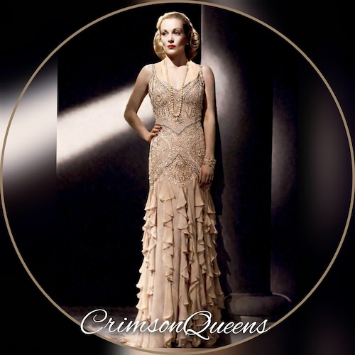 Beaded Dress Sue Wong Gatsby Dress Sue Wong Vintage Y2k Beaded Silk Chiffon  Dress