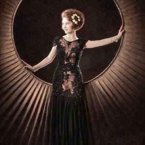 1930s prom dresses Prom Dress 1930s Dinner Dress 1930's Style Prom Dress