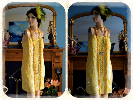 flapper dress 1920s dress flapper sequin dress Gr… - image 3
