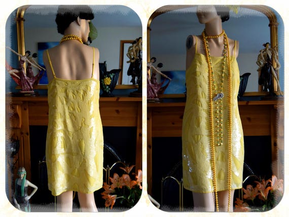 flapper dress 1920s dress flapper sequin dress Gr… - image 6