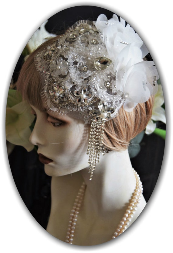 1920s juliet cap 1920s wedding hat 1920s wedding … - image 4