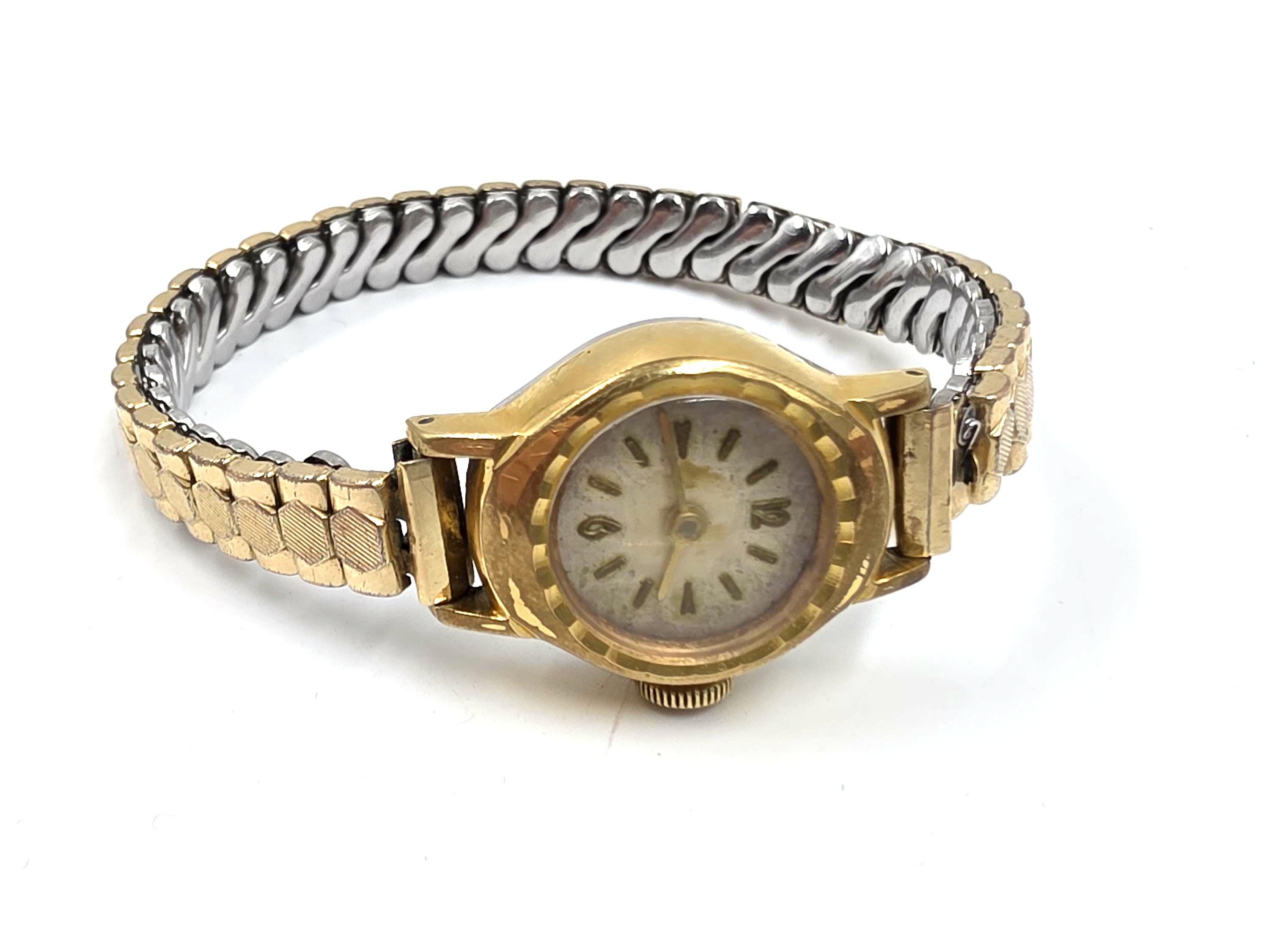 Lot of 2 antique ladies 1/20 10K gold-filled wrist watches - Carlisle & Milber Value of 1920 main image 2