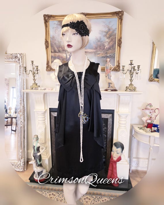green emerald velvet dress BABEYOND Gorgeous Beaded Off Shoulder Plus Size Flapper Dress, Plus Gatsby Dress for 1920s Party, Black/Gold, Size 3XL