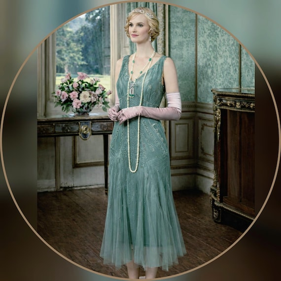 slim fit dress slacks 1920s Beaded Spiders Web Flapper Dress in Mint Green Chiffon Vintage – Palm  Beach Vintage