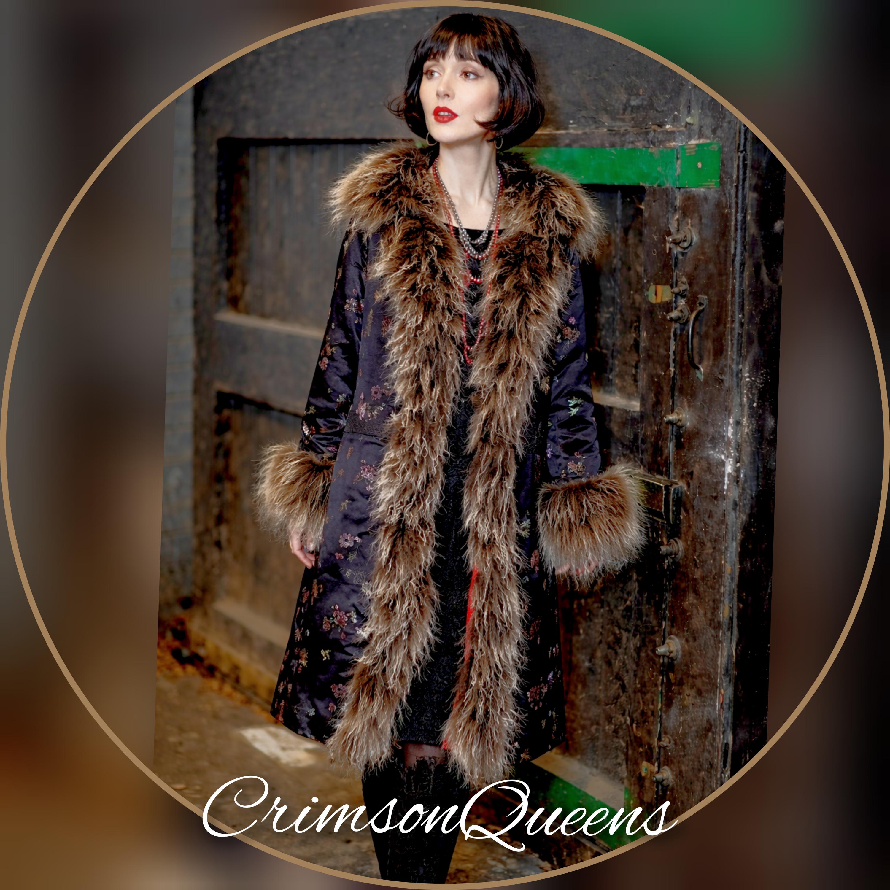 ジャケット・アウター mame kiyonaga Vintage Custom Mods Coat Vintage Satin Silk Japanese Jacket 1920s Art Deco Oriental Soft
