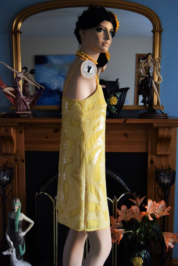 flapper dress 1920s dress flapper sequin dress Gr… - image 5