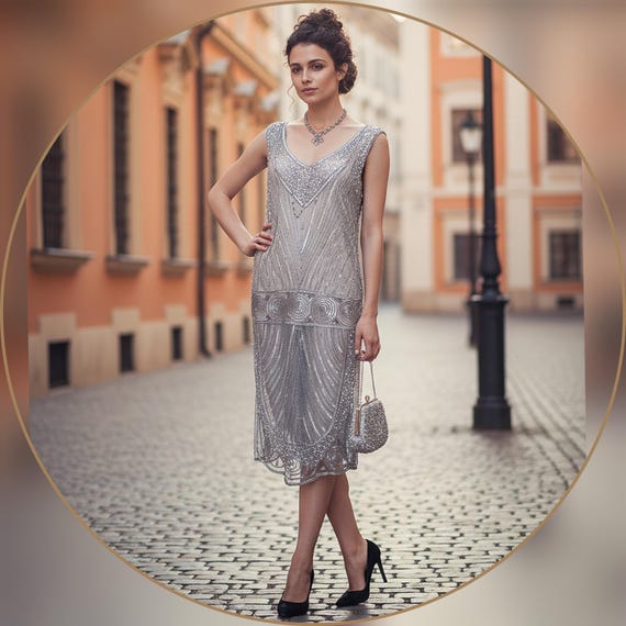 knee length dresses for ladies Oriental Middle Eastern Muslim Eid New Style Dress Women's Abaya V-Neck  Regular Fashion Slit Sleeve Mesh Embroidery Beaded Craft Evening Gown  Jalabiya main image 0