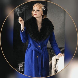 Art Deco Coat Flapper Coat 1920s Coat Vintage Original Biba Art