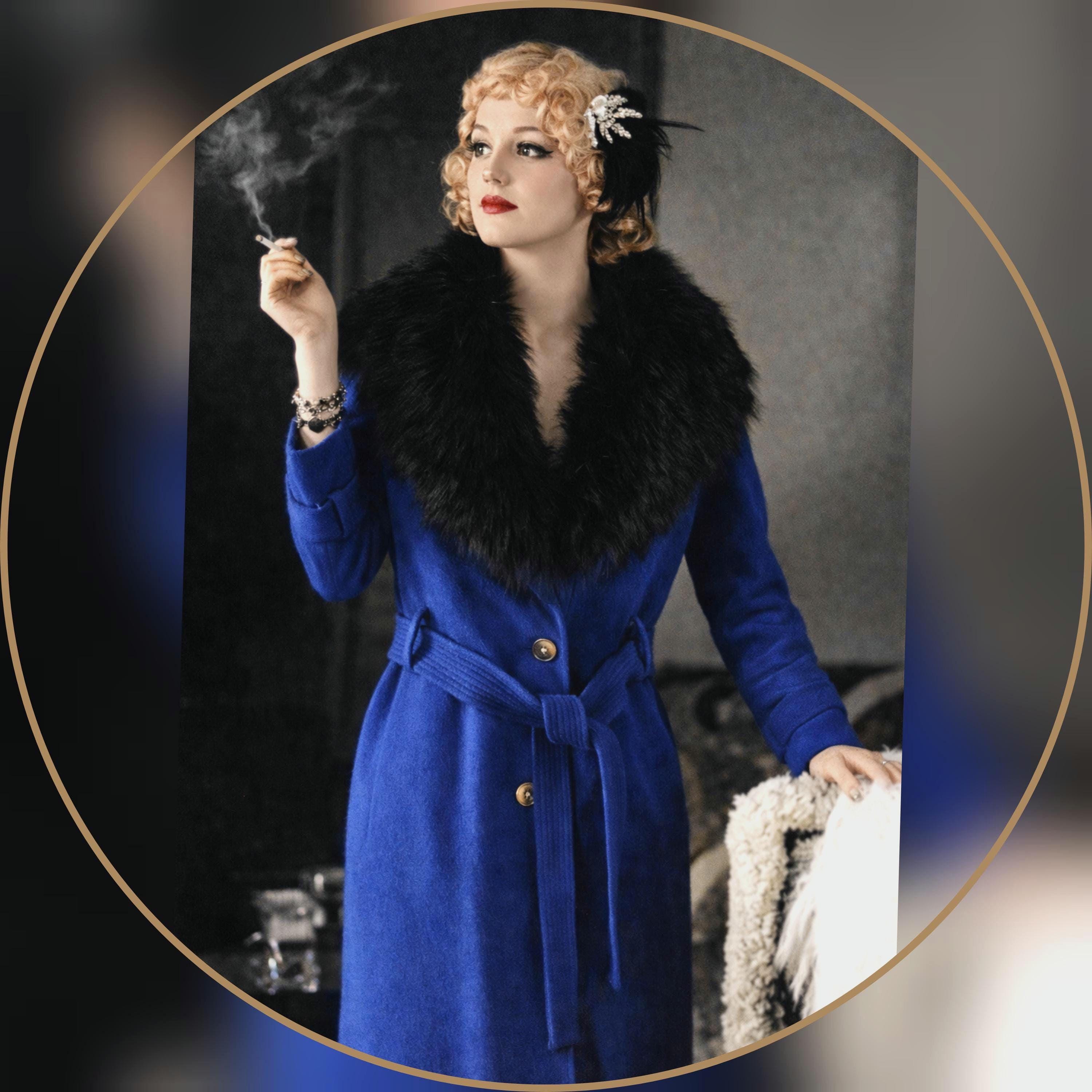 Art Deco Coat Flapper Coat 1920s Coat Vintage Original Biba Art