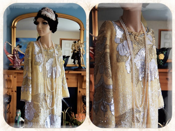 1920s bride Downton Abbey dress Great Gatsby dres… - image 3