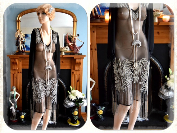 1920s dress, Flapper dress, Great Gatsby dress, Ar