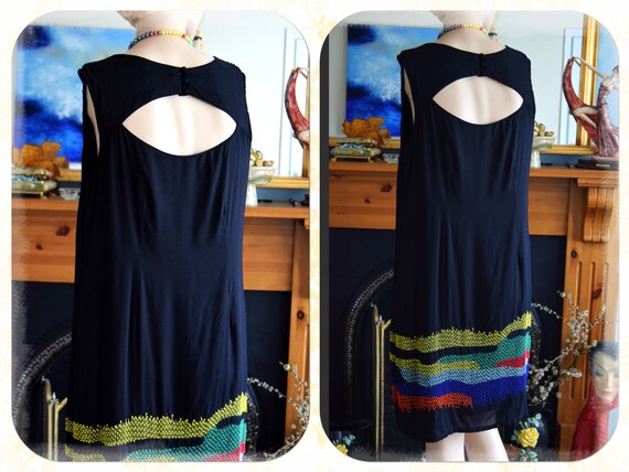 Rainbow flapper dress outlet