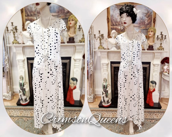 1930s  Vintage Downton Abbey dress Avant Garde 10… - image 2