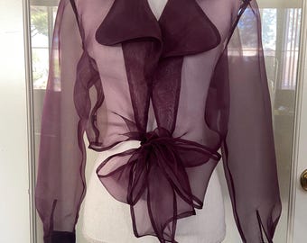 ORGANZA BLOUSE RUBY