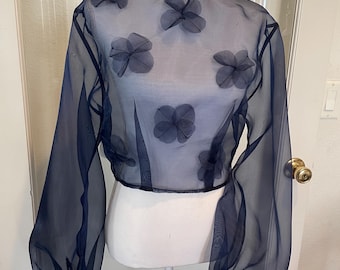 ORGANZA BLOUSE FLORA