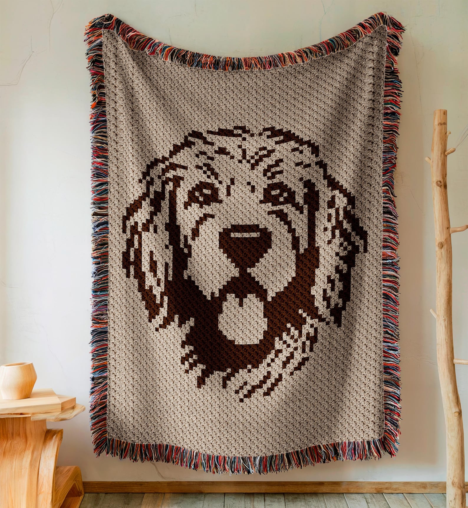 Dog Graphgan Patterns Golden Doodle Dog C2C Blanket - PDF Corner to Corner Crochet Pattern ...