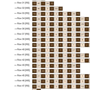 Padrão de tapeçaria de crochê com um Golden Doodle Dog - gráfico e instruções passo a passo - Gráfico versátil para mantas de bebê, decoração de parede e suéteres. imagem 6