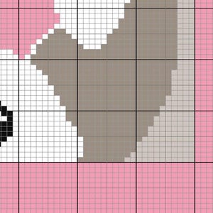 Geboren in 2026 - Konijnenbabydekentje (SC) Haakpatroon PDF – formaat 70 × 80 cm afbeelding 3