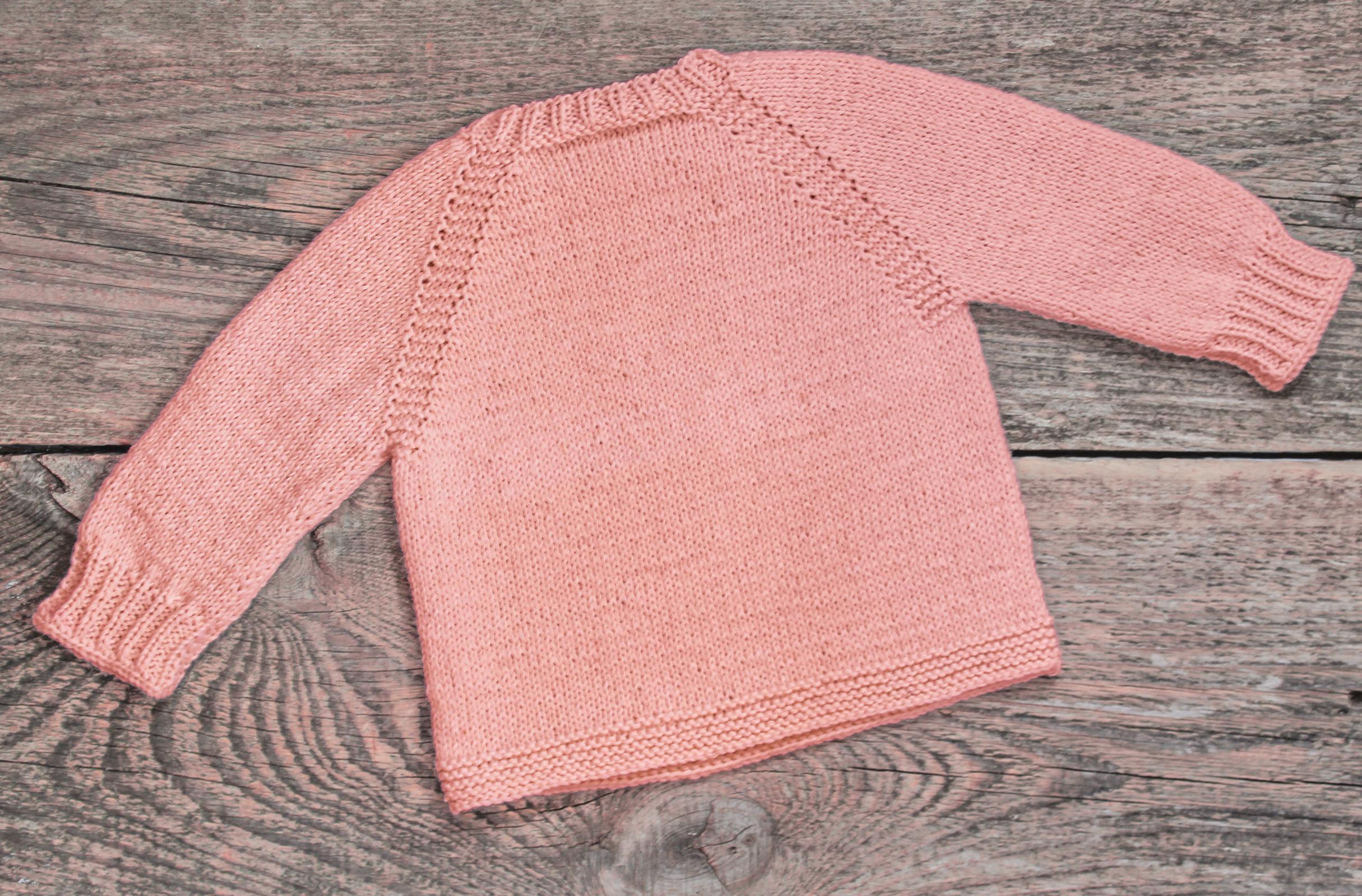 Cozy Asymmetrical Baby Cardigan Knitting Pattern, Sizes Newborn to 4 T ...
