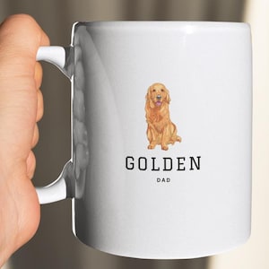 Golden Retriever Dad Mug