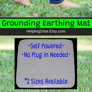Earthing Pad Grounding Mat 10&quot; x 11&quot; Pain Relief = Harmonizer Reduce Inflamation