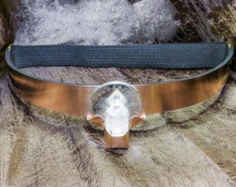 Divinity Tools Ancient Crystal Meditation Headband Crown = Opens 3rd Eye Divine Feminin SMOOTH BAND