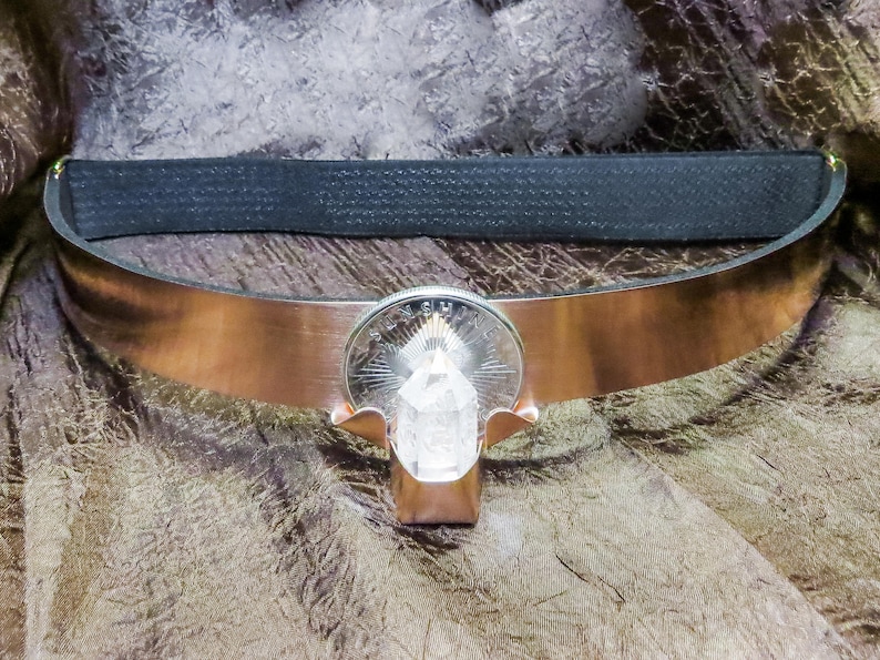 meditation headband, crystal headband, 3rd eye, meditation tool, hollow earth headband, zorra, copper headband, 3rd eye open, meditation device, pineal gland third eye, 	open the third eye, activating the third eye, helping2rise, helping to rise