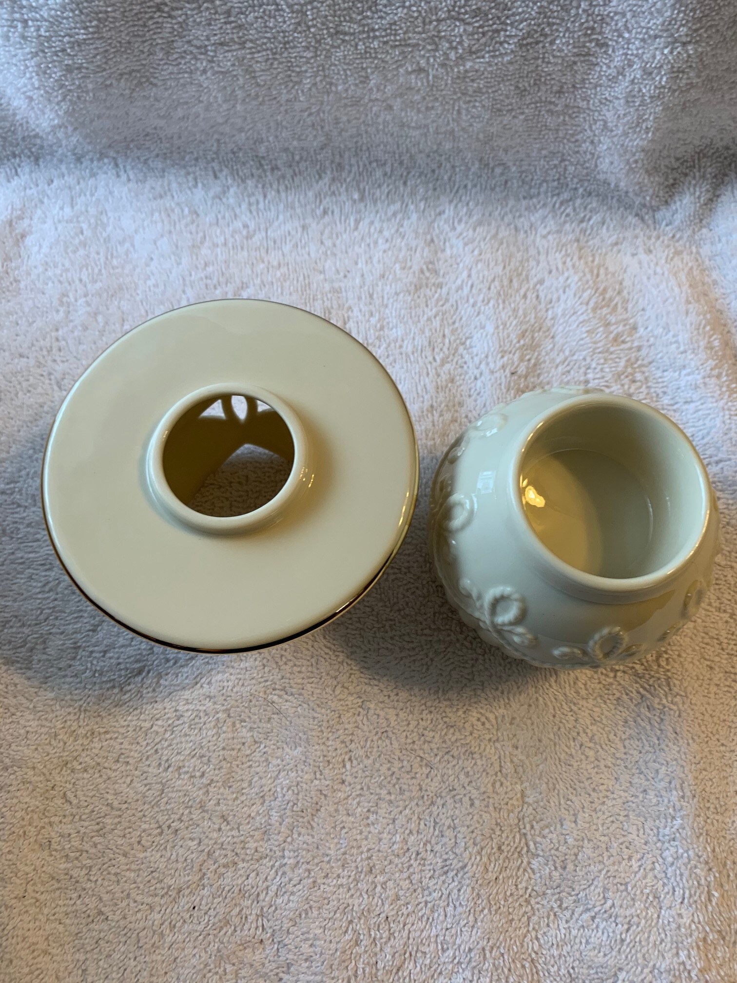 Vintage Lenox Tea Light Candle Holders Etsy