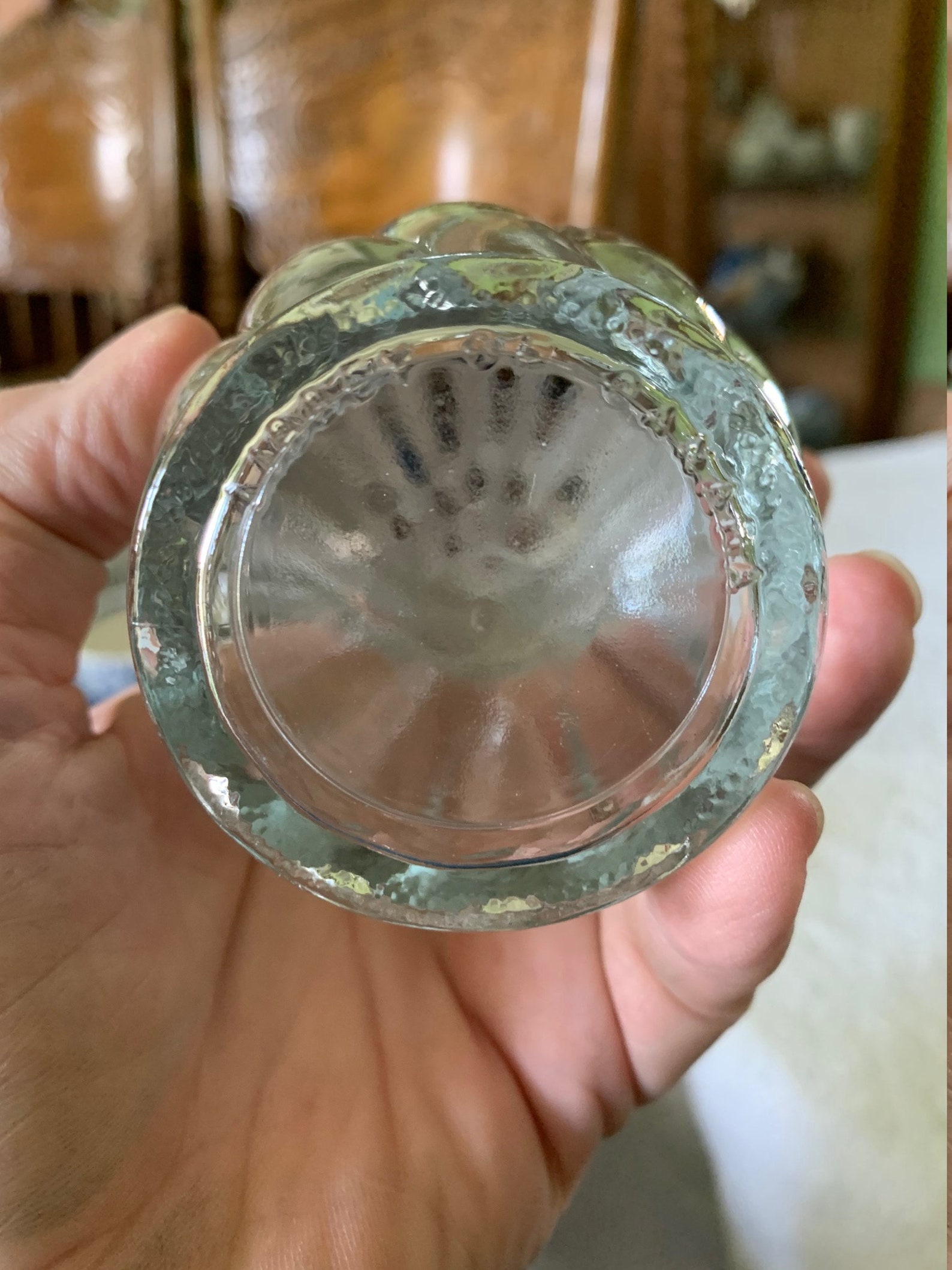 Vintage Clear Glass Paneled Sugar Shaker Etsy