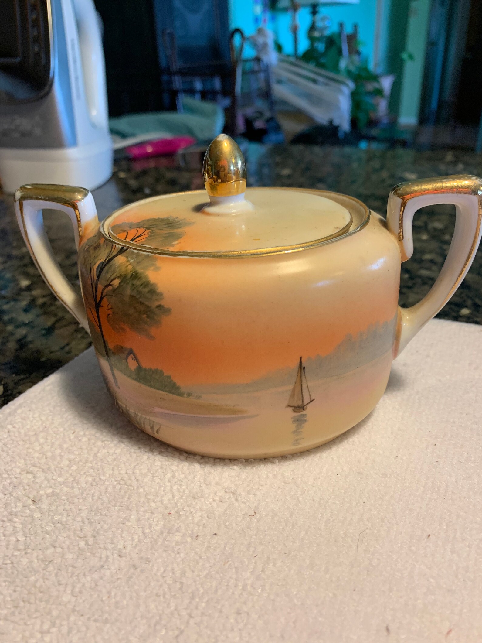 Hand Painted Nippon China Tea Set Etsy