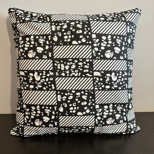 Authentic Hollandais African Ankara Wax Pillow Cover 16 x 16 inches, One of a Kind