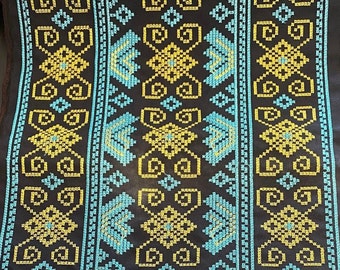 Authentic Jordanian/Palestinian Tatreez Embroidery Fabric, Made in Jordan