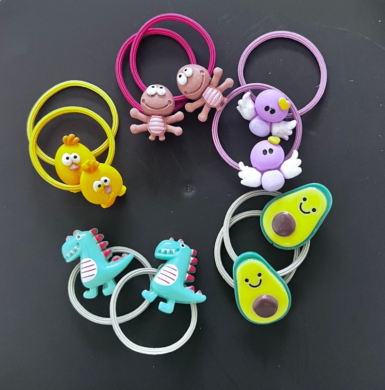 Baby and Toddler Hair Ties 10 Piece Hair Tie Set Kids Hair Etsy