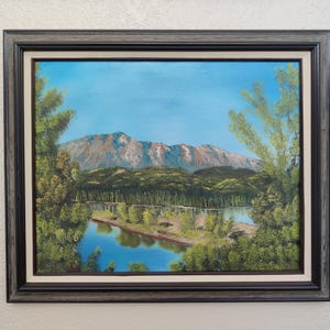 Spring Mountain Original Oil Painting