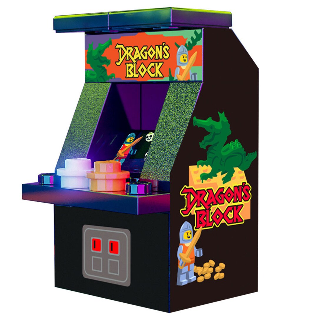 B3 Customs® Dragon's Block Arcade Machine Toy Building Kit - Etsy