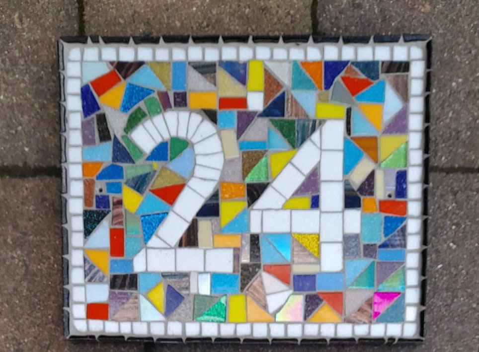 Custom Mosaic Door Number Plaques With All Colours of the Etsy UK