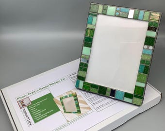 Green Photo Mosaic Kit: DIY Craft, Home Decor