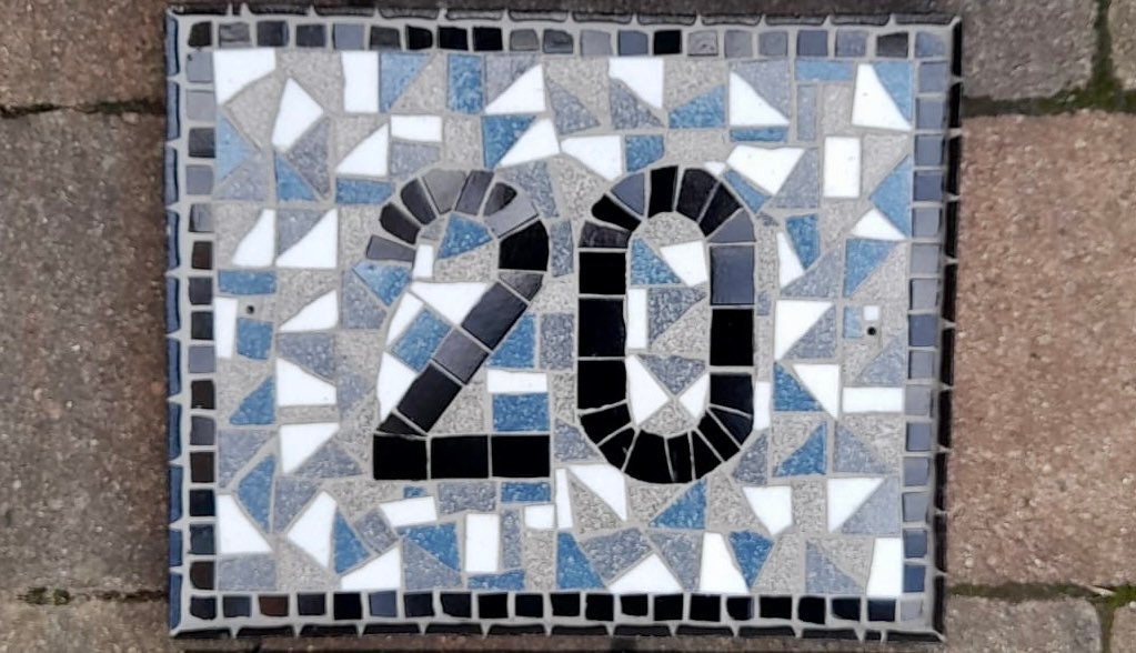 Custom Mosaic Door Number Plaques With All Colours of the Etsy UK