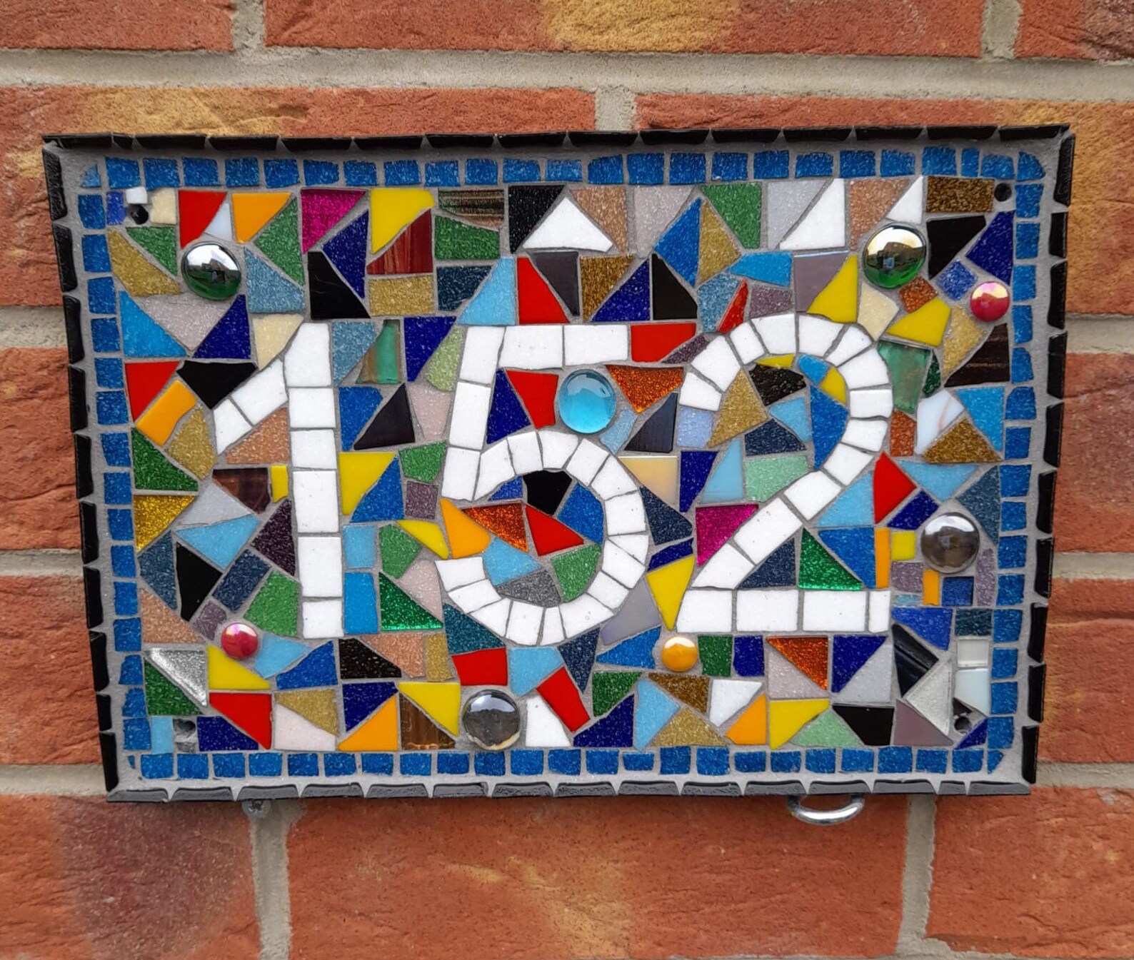 Custom Mosaic Door Number Plaques With All Colour of the Etsy