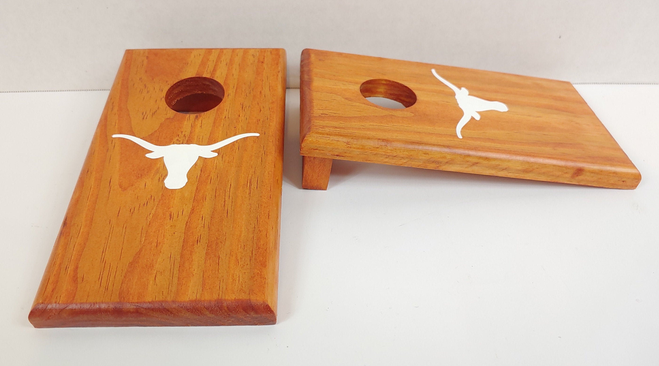 Longhorn Mini Cornhole Quarter Toss Game Etsy UK