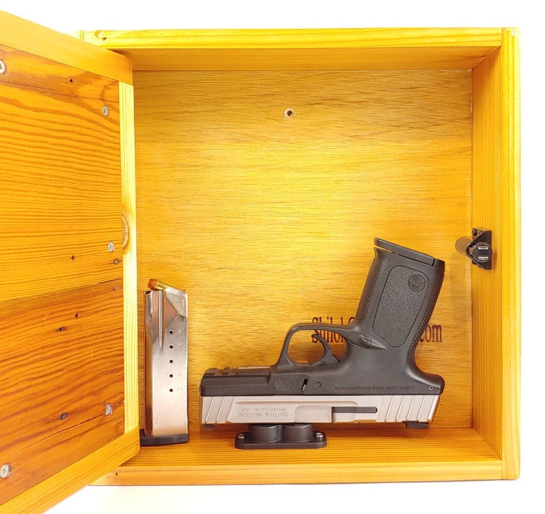 Sunset Eagle Gun Box Reclaimed Wood Art Badge and Gun Holder Etsy