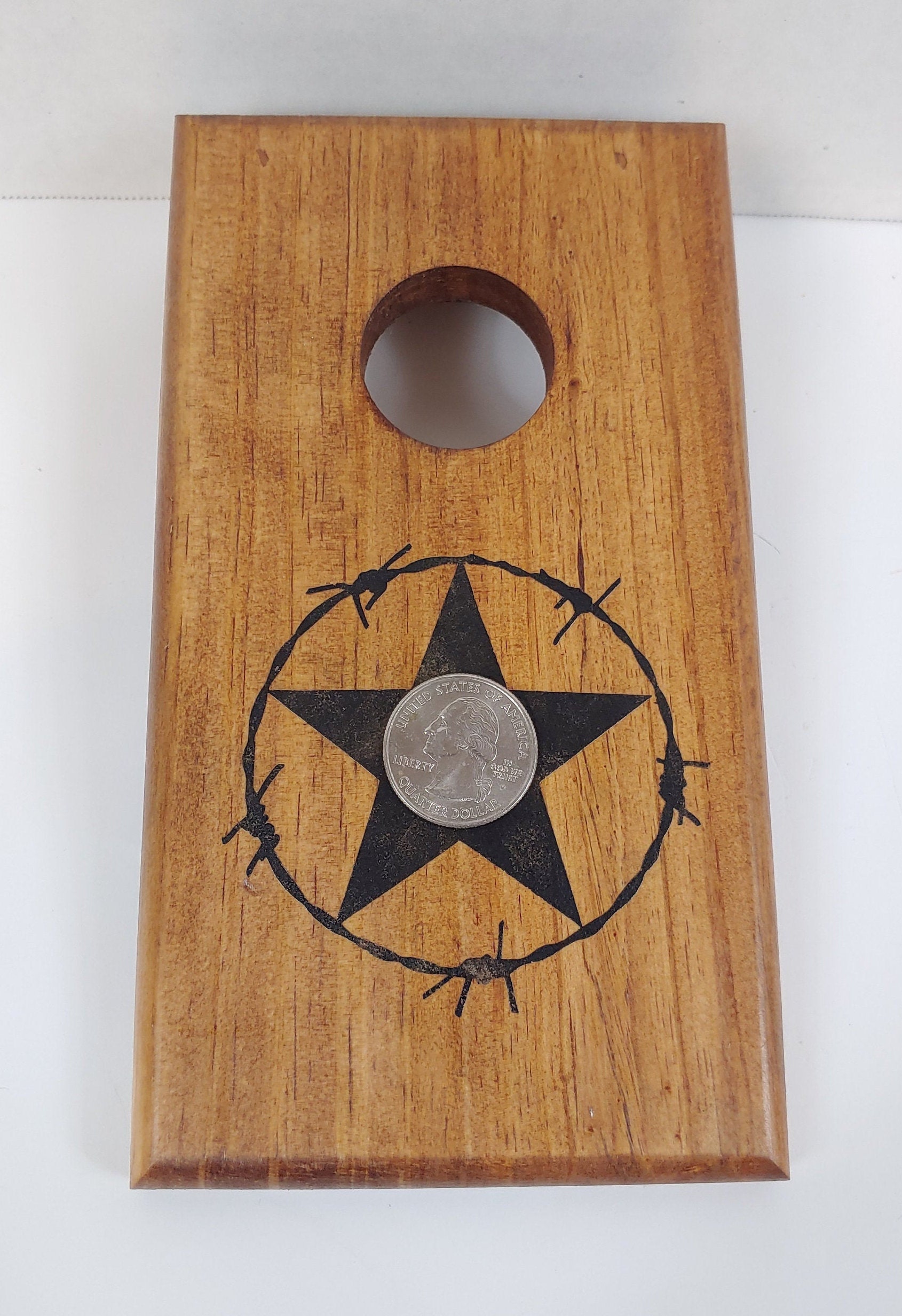 Western Mini Cornhole Quarter Toss Game Etsy