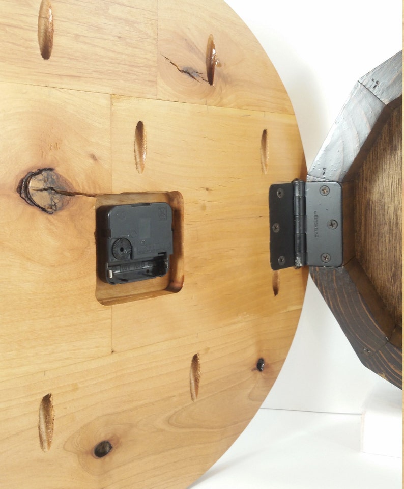 Young Buck Clock Gun Box Reclaimed Wood Gun Storage Etsy