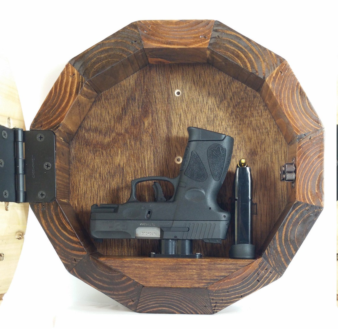 Beach Life Clock Gun Box Reclaimed Wood Gun Storage Etsy