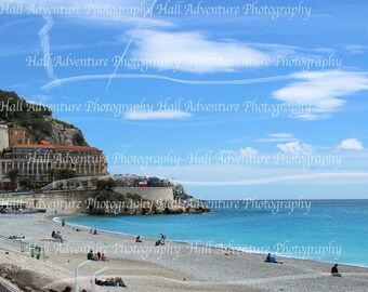 Beach of Nice France
